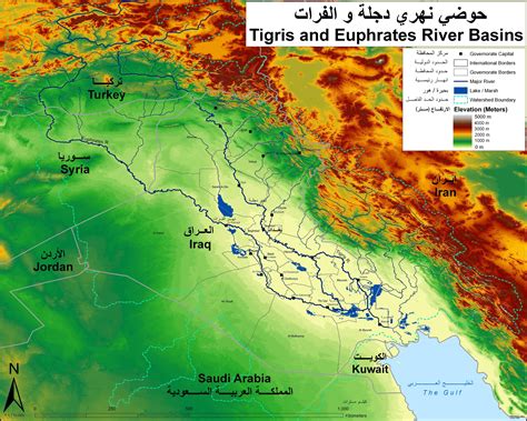 Challenges of implementing MAP Tigris And Euphrates River Map